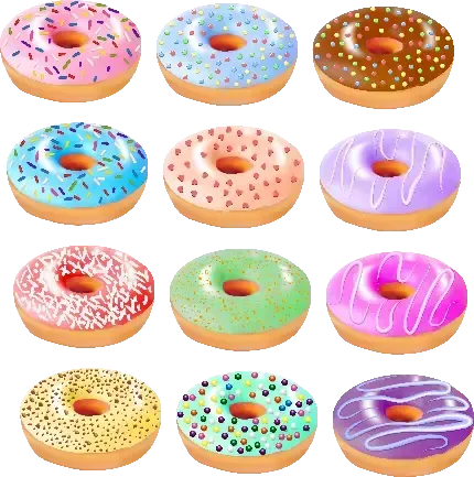  عکس دونات شکلاتی