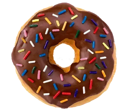  عکس دونات شکلاتی