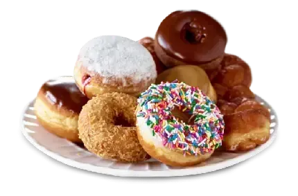  عکس پیراشکی خوشمزه با سس کاکائو