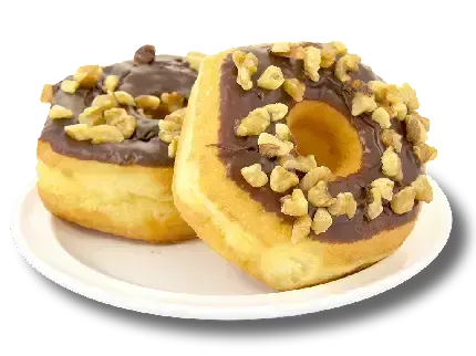  عکس پیراشکی خوشمزه با سس کاکائو