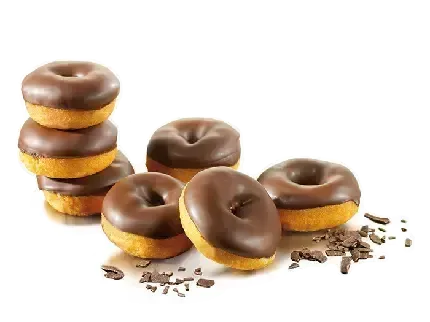  عکس پیراشکی خوشمزه با سس کاکائو