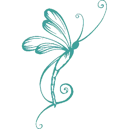  دانلود تصویر خالکوبی طرح پروانه و گل