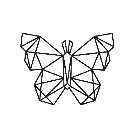  دانلود تصویر خالکوبی طرح پروانه و گل