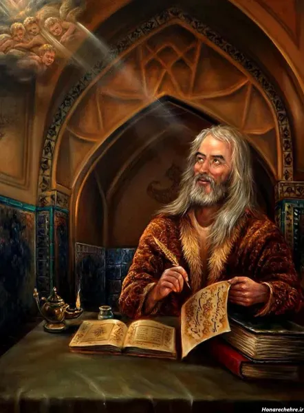 عکس حافظ و سعدی