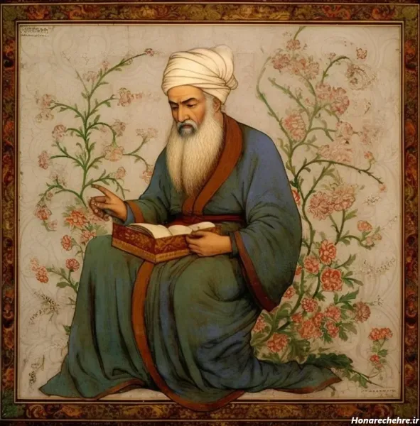 عکس حافظ و سعدی