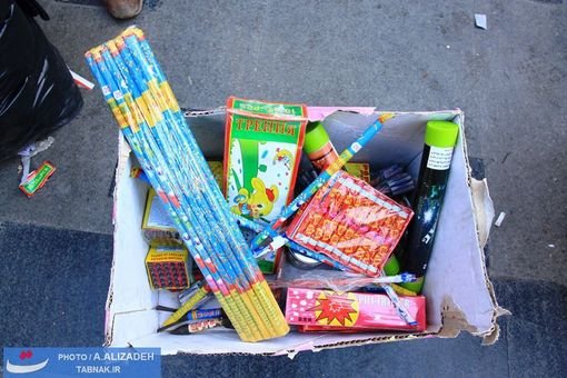  عکس چهارشنبه سوری ترقه