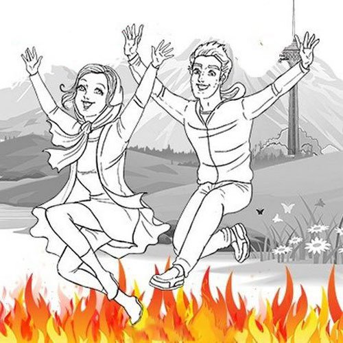  نقاشی چهارشنبه سوری آسان