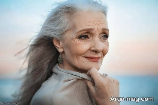  عکس سالمند زن