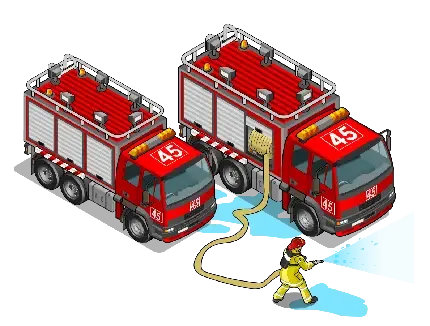  عکس آتش نشانی کودکانه