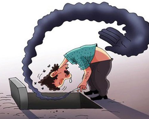  نقاشی در مورد سیگار کشیدن