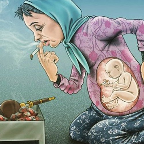  نقاشی در مورد سیگار کشیدن