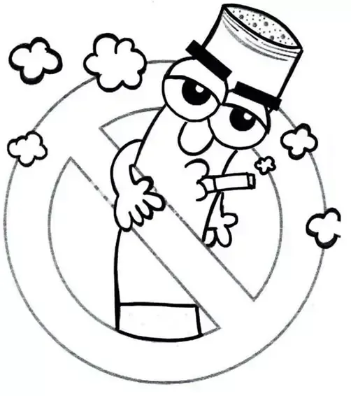 نقاشی سیگار ممنوع