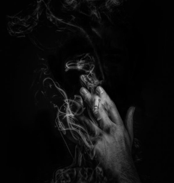 نقاشی سیگار ساده