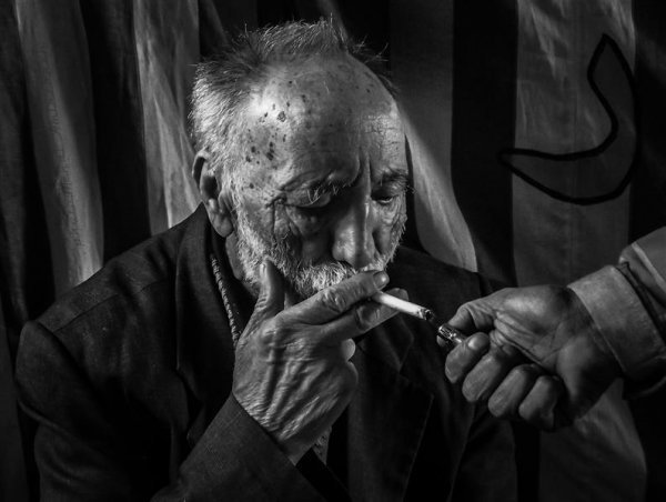 نقاشی سیگار ساده