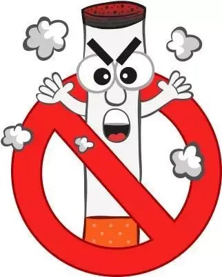 نقاشی سیگار ممنوع برای مدرسه