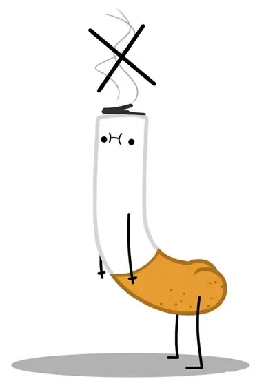 نقاشی سیگار ممنوع برای مدرسه