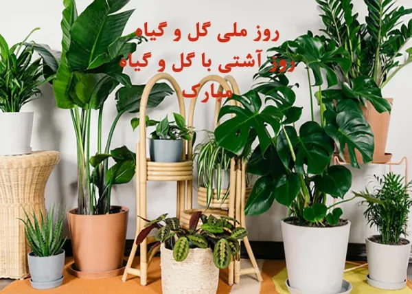  عکس پروفایل روز ملی گل و گیاه با کیفیت بالا