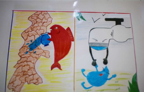  عکس صرفه جویی در مصرف آب کودکانه