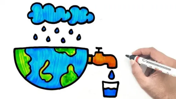  عکس صرفه جویی در مصرف آب کودکانه