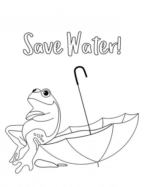 نقاشی صرفه جویی اب در مسواک زدن