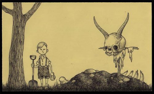  نقاشی خفن ترسناک