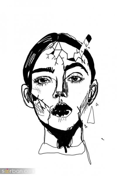  نقاشی خفن ترسناک دخترانه