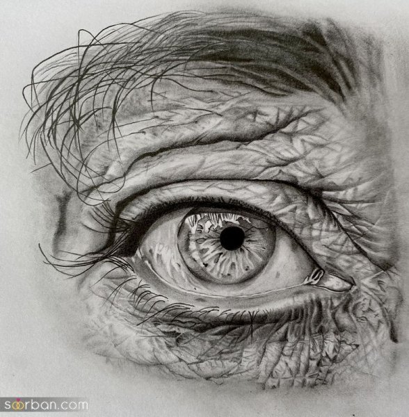 نقاشی چشم خفن