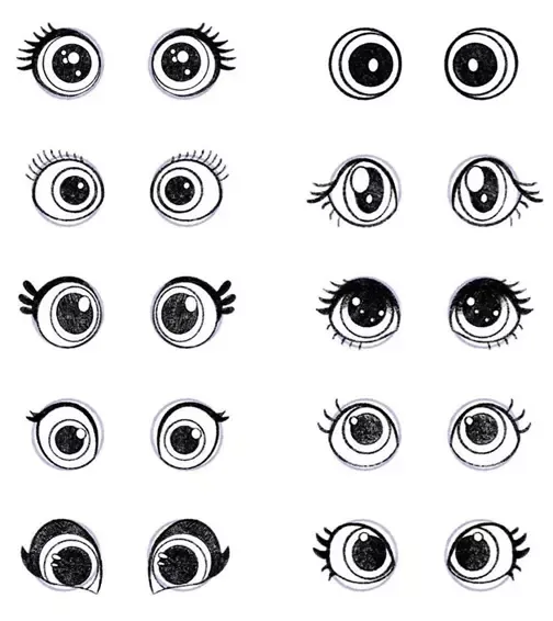  نقاشی چشم فانتزی