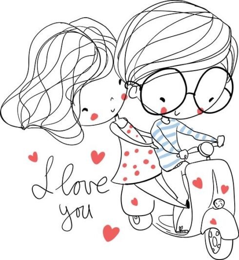  نقاشی عاشقانه آسان