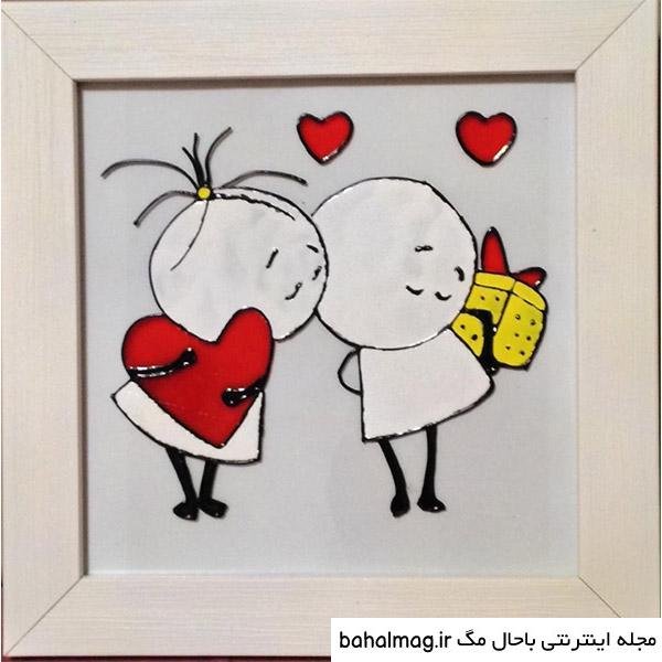 نقاشی عاشقانه آسان