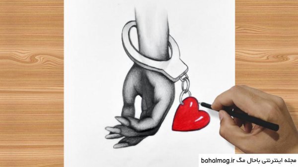 نقاشی عاشقانه آسان