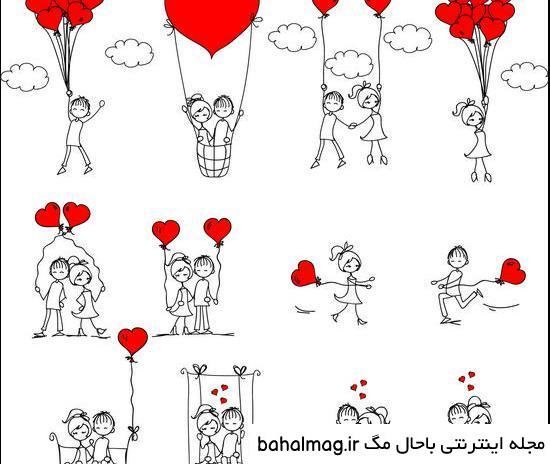 نقاشی عاشقانه آسان