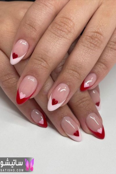  عکس مدل طرح ناخن ولنتاین 2026