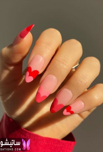  عکس مدل طرح ناخن ولنتاین 2026