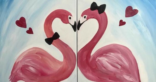  نقاشی عاشقانه و رومانتیک برای ولنتاین