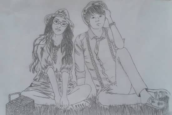  نقاشی عاشقانه خفن