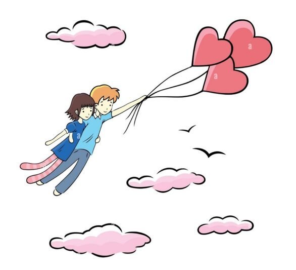 نقاشی ولنتاین عاشقانه و قلبی جدید 2026