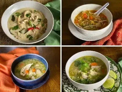  عکس سوپ قارچ رستورانی خوشمزه