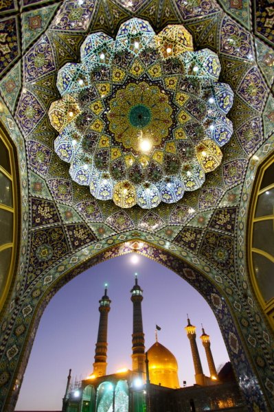  عکس حرم حضرت معصومه برای استوری