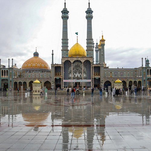 عکس حرم حضرت معصومه برای استوری