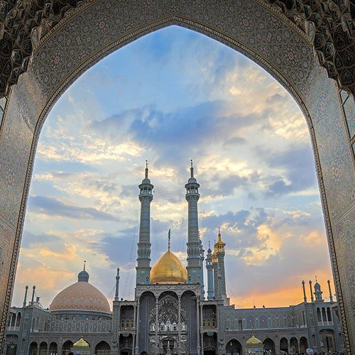 عکس حرم حضرت معصومه برای استوری