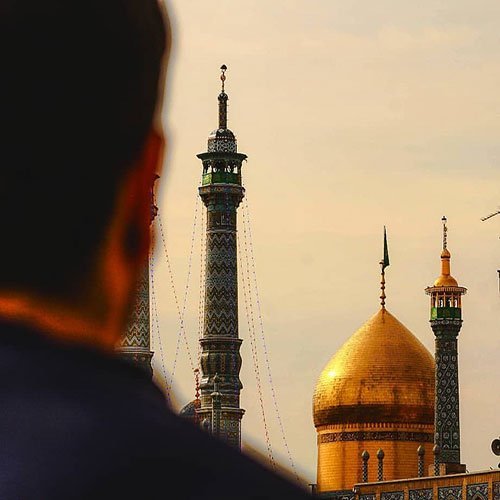 عکس حرم حضرت معصومه برای استوری