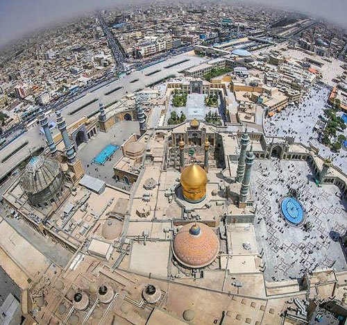 عکس حرم حضرت معصومه برای استوری