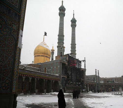 عکس حرم حضرت معصومه برای استوری