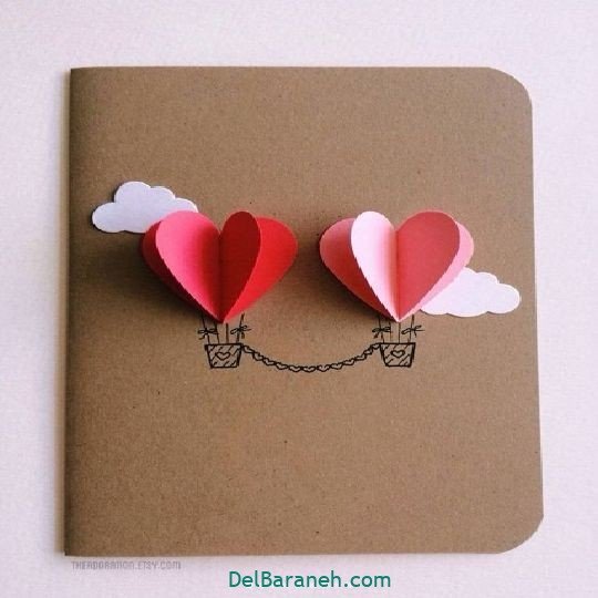  عکس کارت پستال تبریک ولنتاین