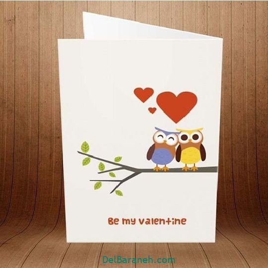 عکس کارت پستال تبریک ولنتاین