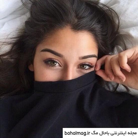 عکس سلفی دختر تو خونه