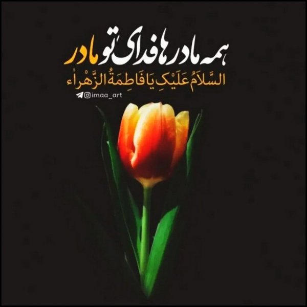  عکس تسلیت شهادت حضرت زهرا استوری