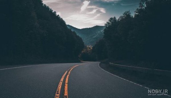 عکس پس زمینه جاده سبز با کیفیت عالی