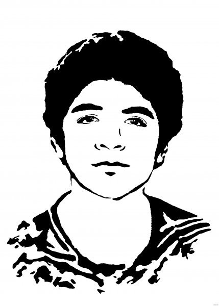 عکس شهید فهمیده نقاشی